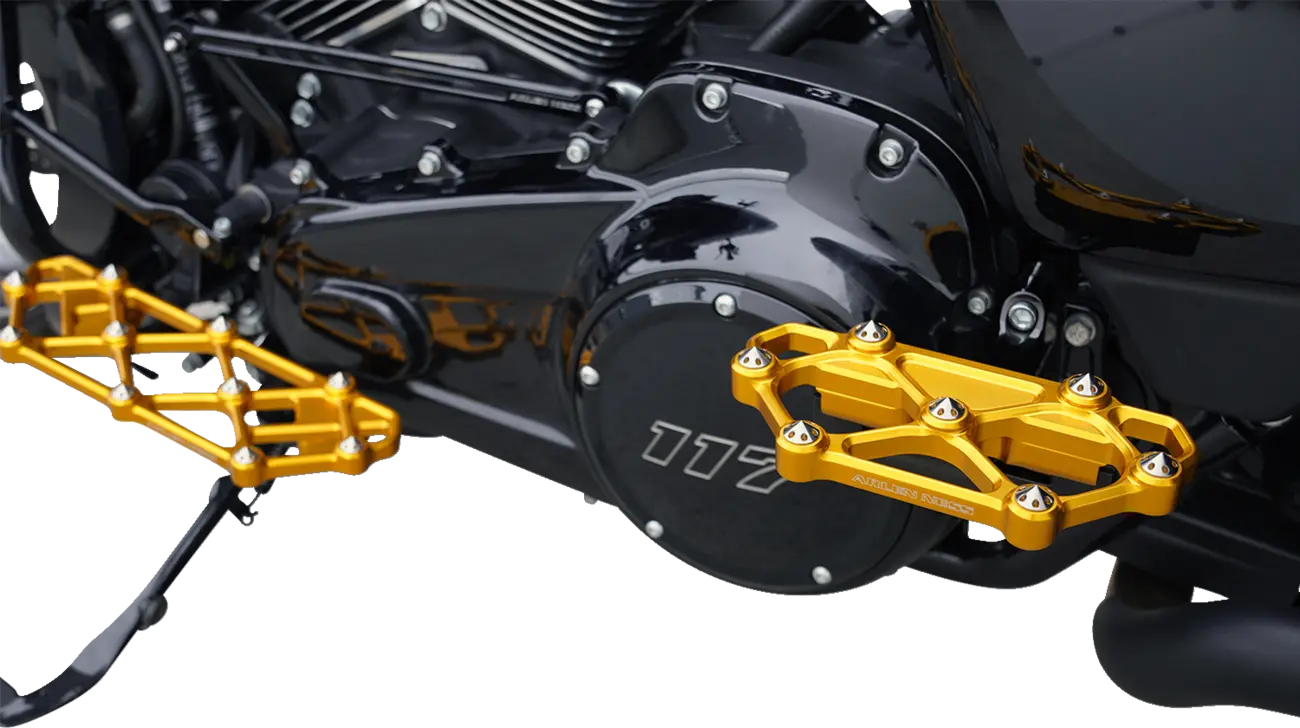 Arlen Ness Diamond Floorboards - Gold