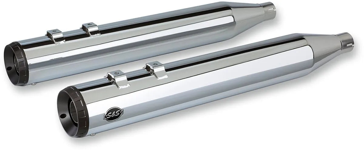 S&s Cycle Grand National Slip-on Mufflers - Chrome