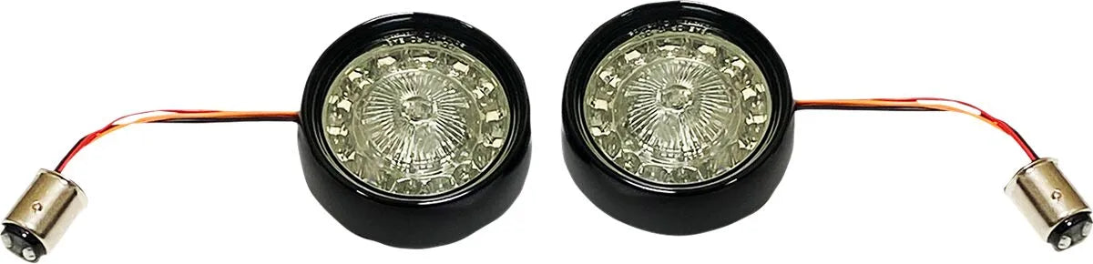 Custom Dynamics Led Turn Signal Insert - Red/smoke