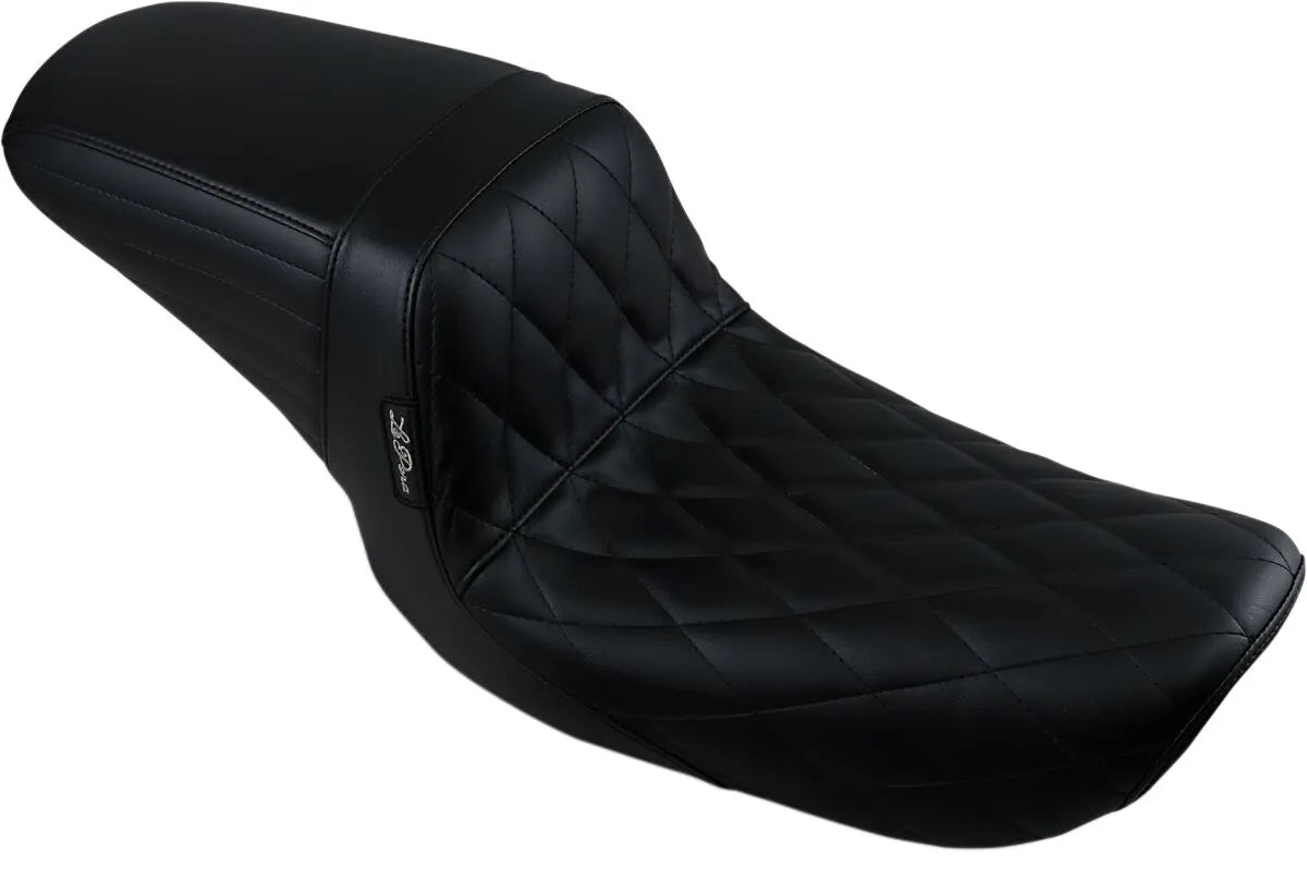 Le Pera Kickflip Seat - Black Vinyl, Diamond Stitch