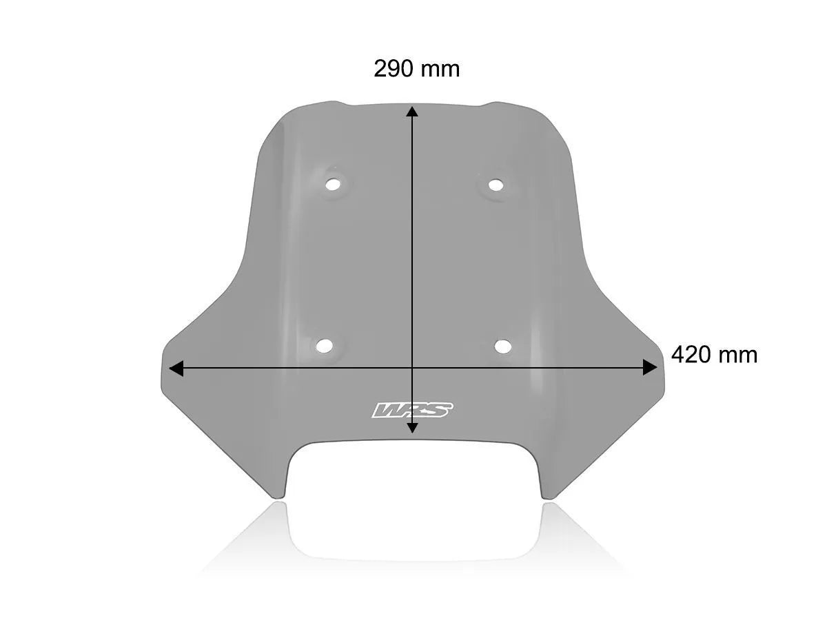 Wrs Sport Windscreen For Cf Moto - Smoke