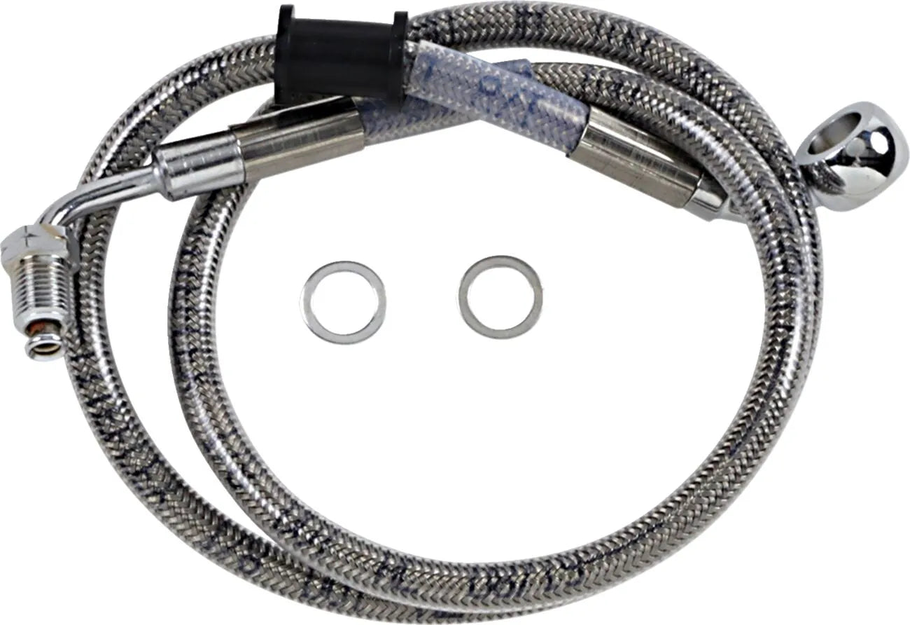 Drag Specialties Extended Brake Line For Abs - 29.25"
