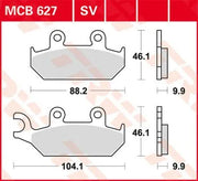 Trw All Round Sintered Metal Brake Pads