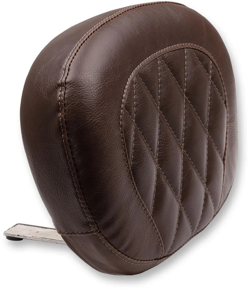 Mustang Sissy Bar Pad - Brown Vinyl
