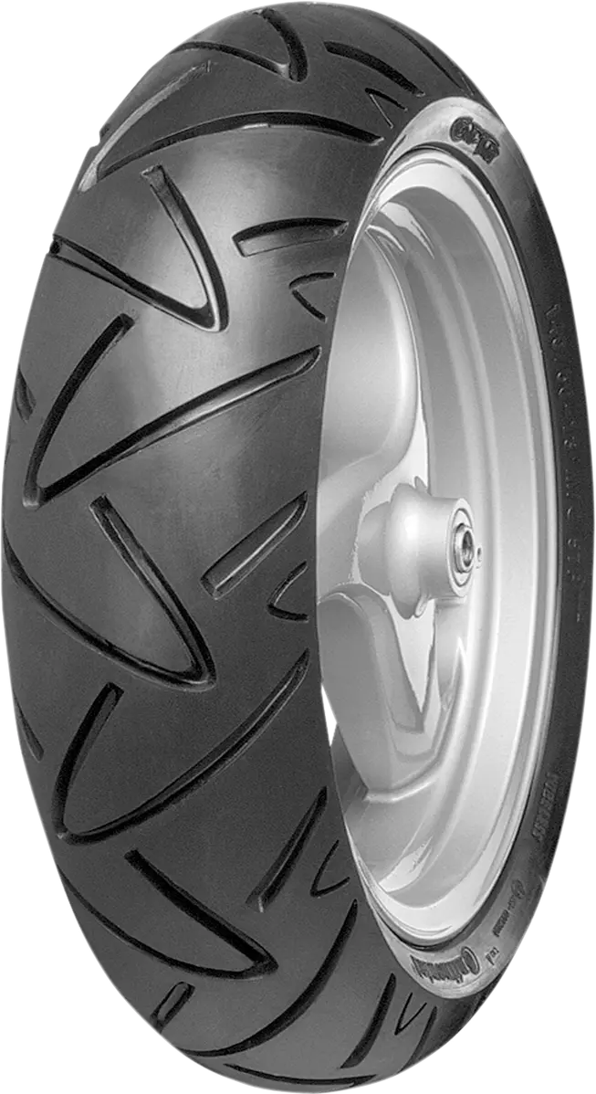 Continental Contitwist Tire 130/70-10 Tubeless Blackwall
