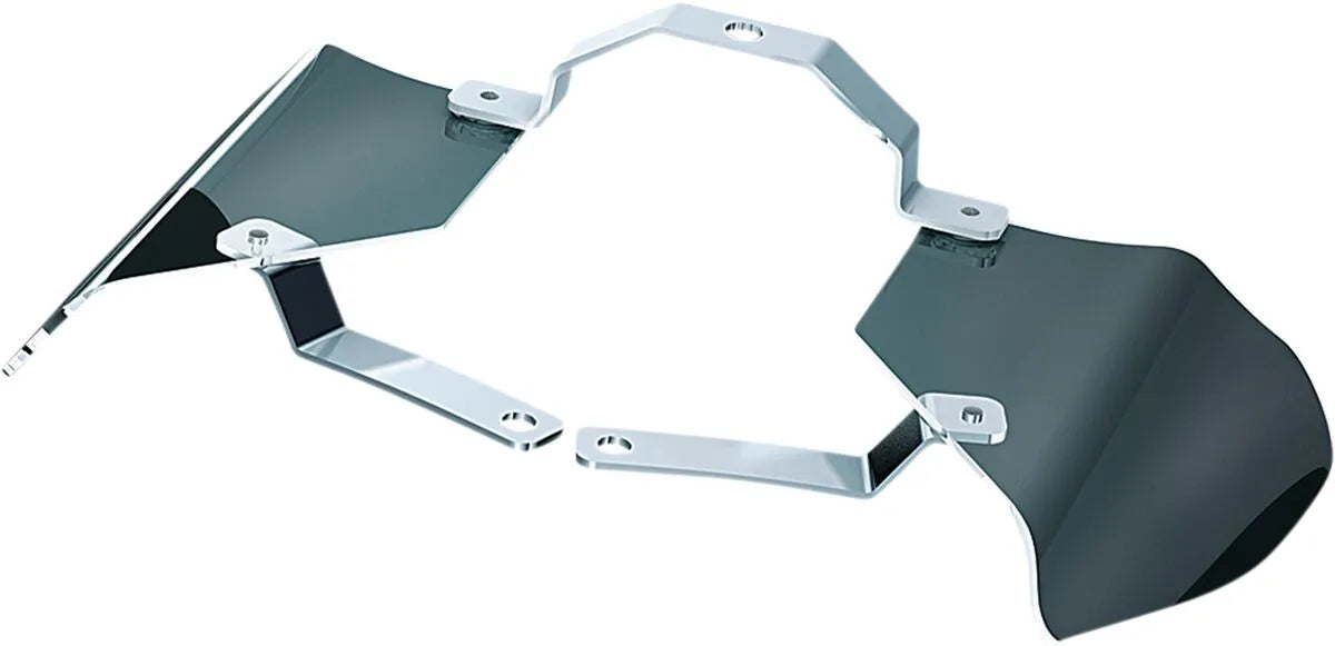 Kuryakyn Saddle Shields - Reflective Smoke