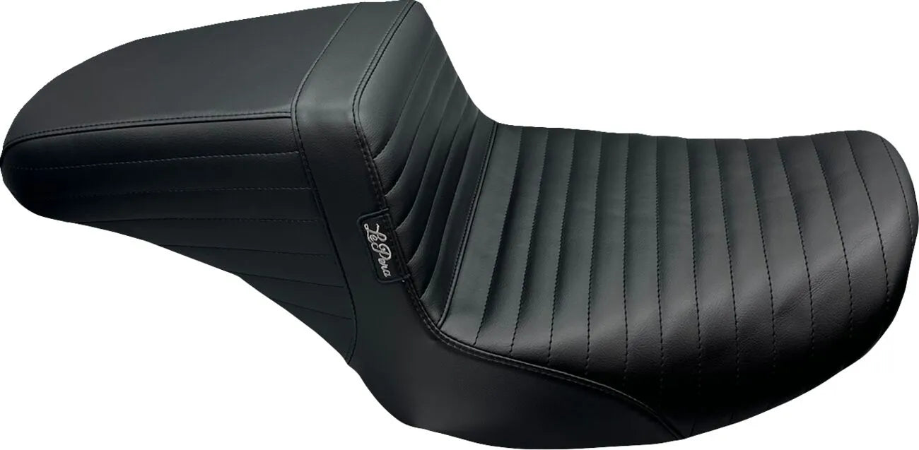 Le Pera Kickflip Seat - Black Vinyl, Pleated