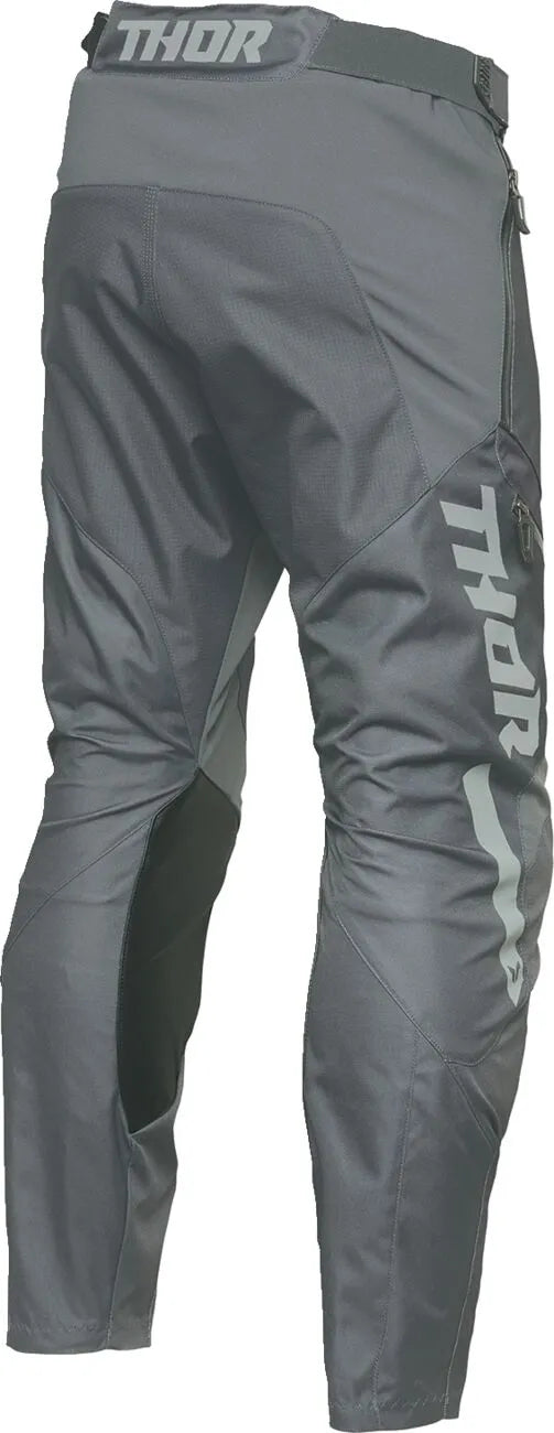 Thor Terrain In-the-boot Dual Sport Pants - Black/Light Gray/Charcoal Gray