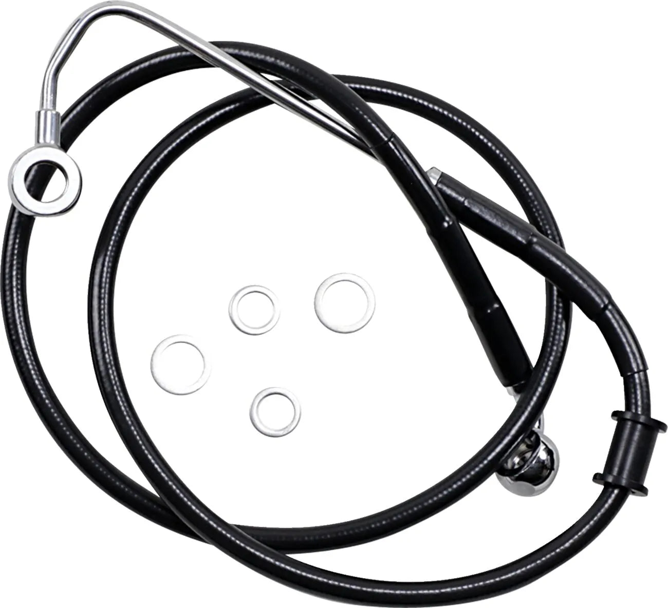 Drag Specialties Extended Brake Line For Abs - 44"