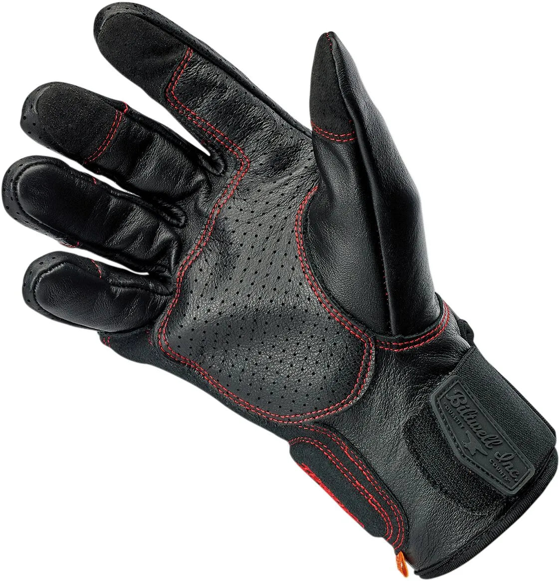Biltwell Borrego Gloves - Black/Red