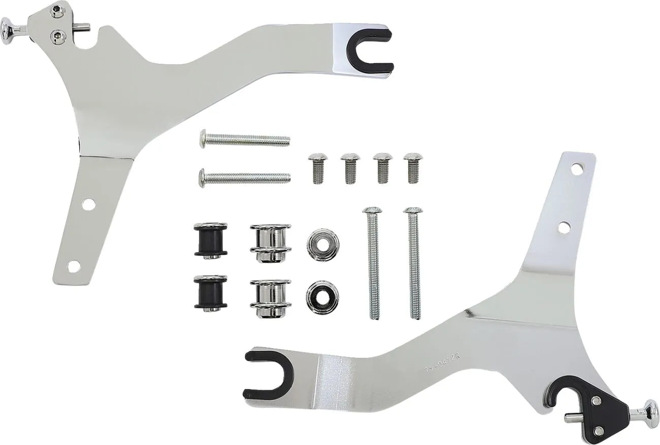 Cobra Detachable Backrest Kit - Chrome Finish