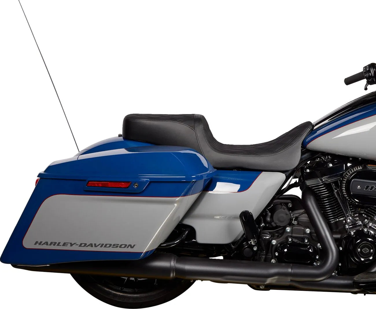 Drag Specialties Performance Predator 2-up Seat