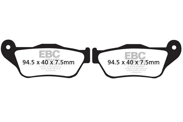 Ebc Sfa-hh Series Sintered Scooter Brake Pads