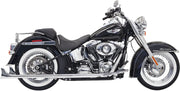 Bassani Xhaust True Duals Exhaust System With Fishtail Mufflers