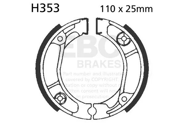Ebc Standard Brake Shoes