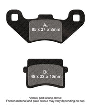 Ebc Sfac Carbon Series Scooter Brake Pads