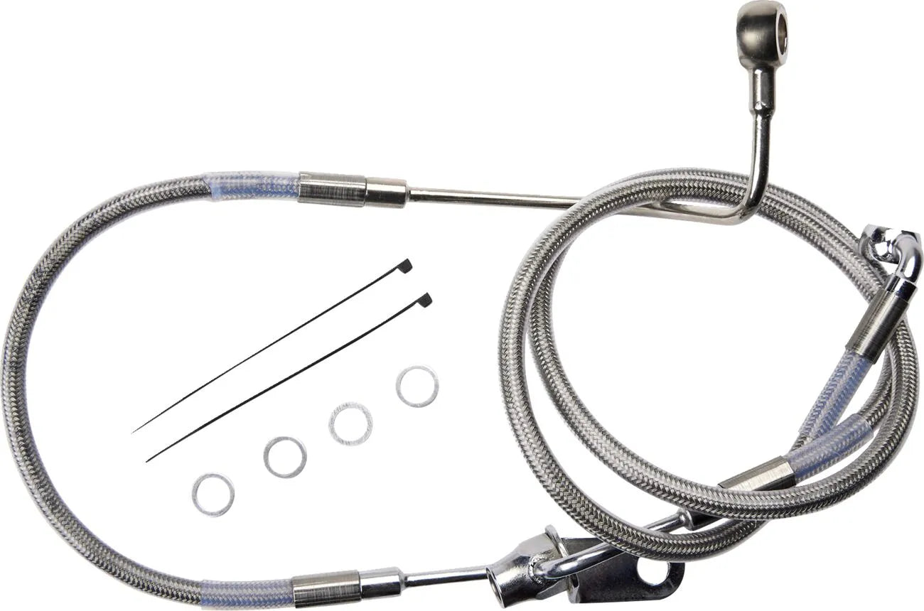 Drag Specialties Rear Stainless Steel Brake Line