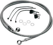 Drag Specialties Stainless Steel Brake Line Kit - Front Upper