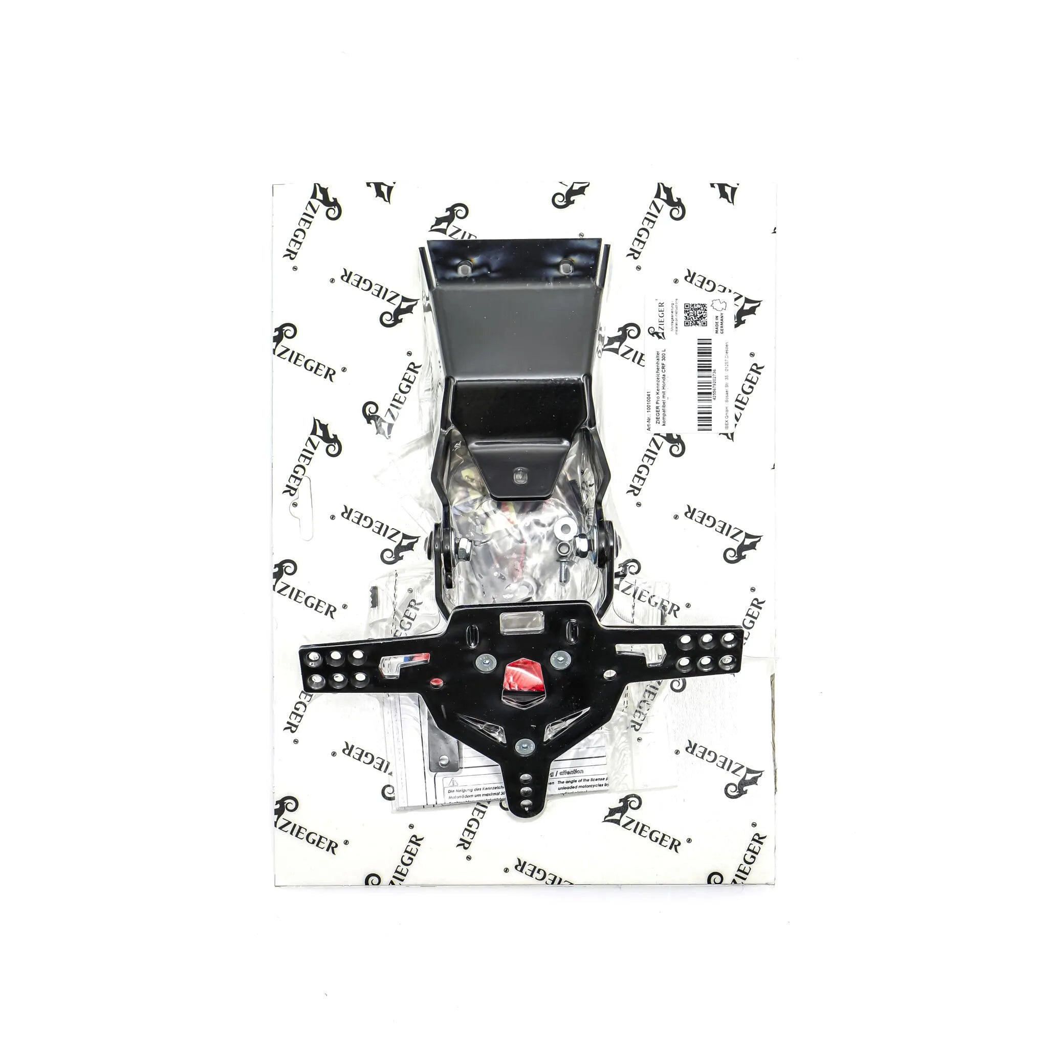 Zieger Pro License Plate Holder Type D For France