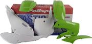 Polisport Body Kit For Kawasaki - Green/white