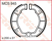 Trw Mcs945 Brake Shoes - Organic Compound