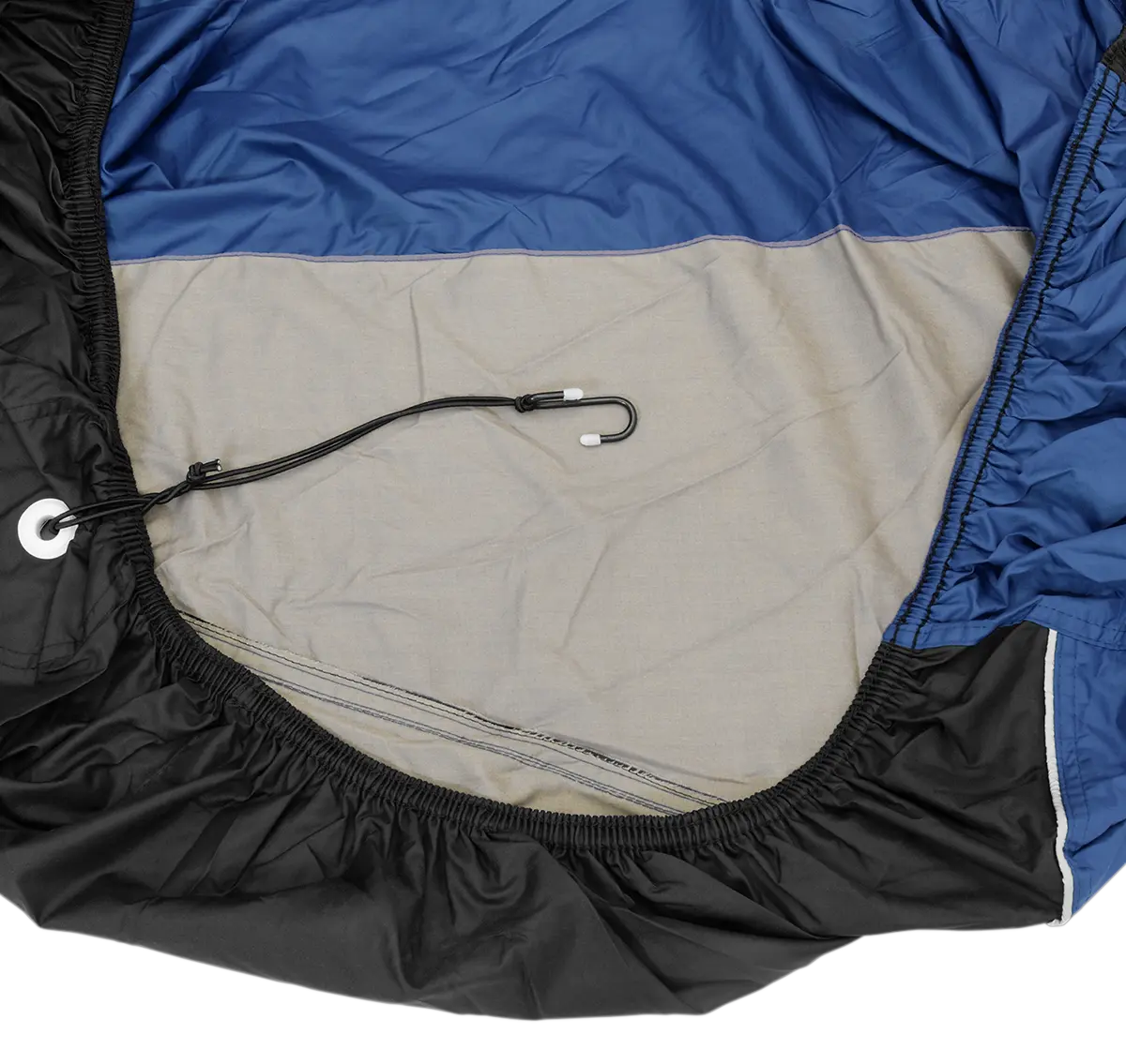 Ultragard Full Dresser Motorcycle Cover - Black/blue