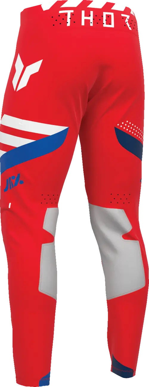 Thor Sportmode Synth Pants - Blue/Red/White