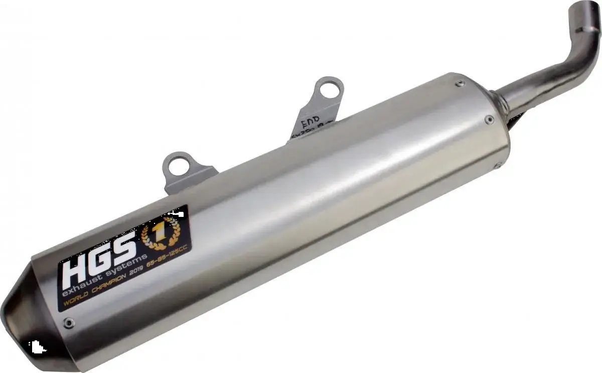 Hgs 2-stroke Silencer With Steel End Cap