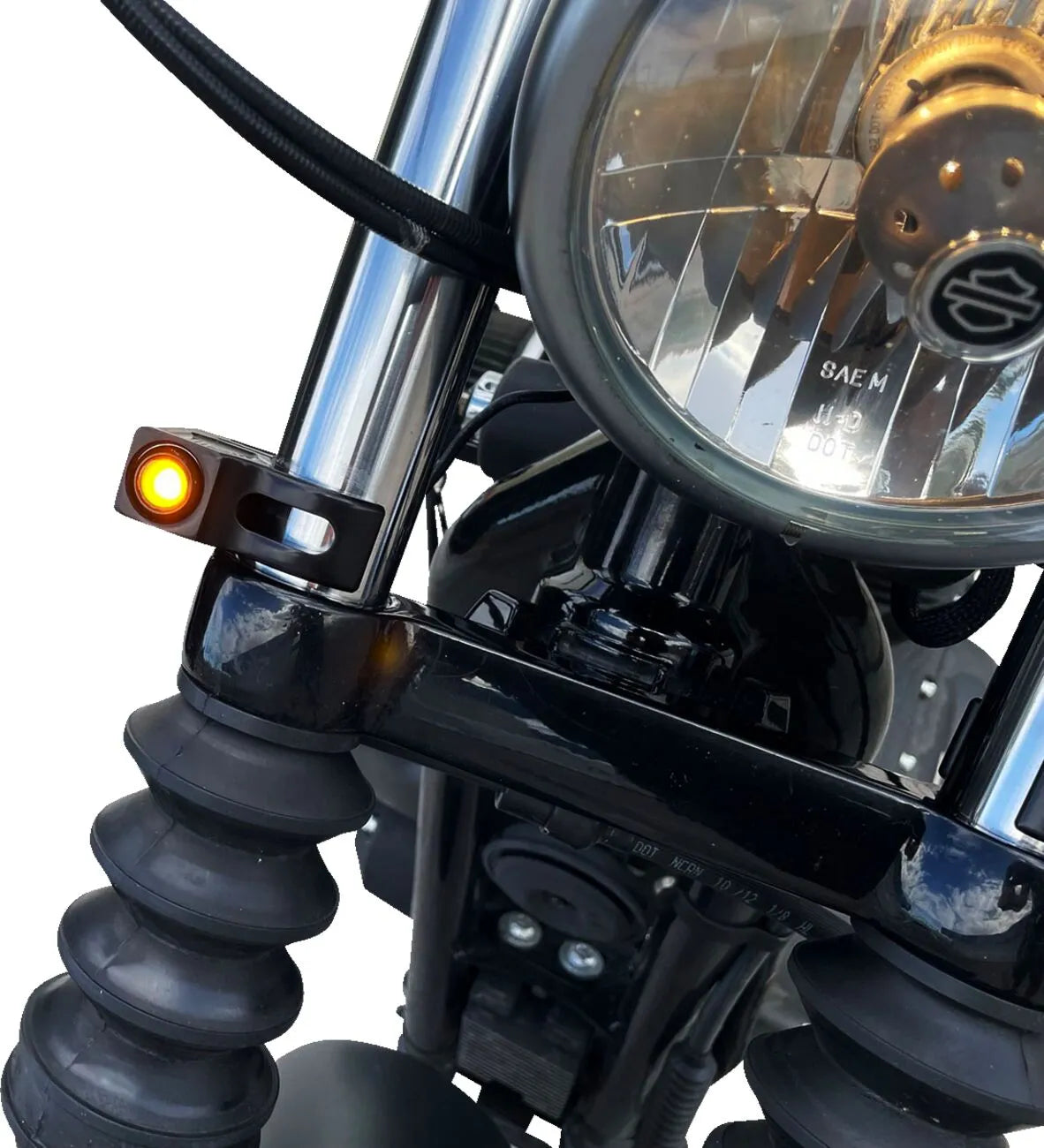 Joker Machine Fork Mount Turn Signals - 39mm