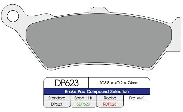 Dp Brakes Sdp Hh+ Supersport Front Brake Pads