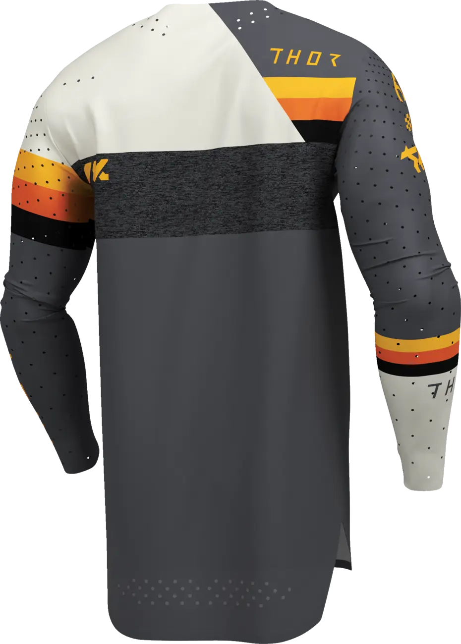 Thor Sportmode League Jersey - Yellow/White/Orange/Charcoal Gray
