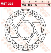 Trw Round Fixed Brake Rotor For 250-299mm