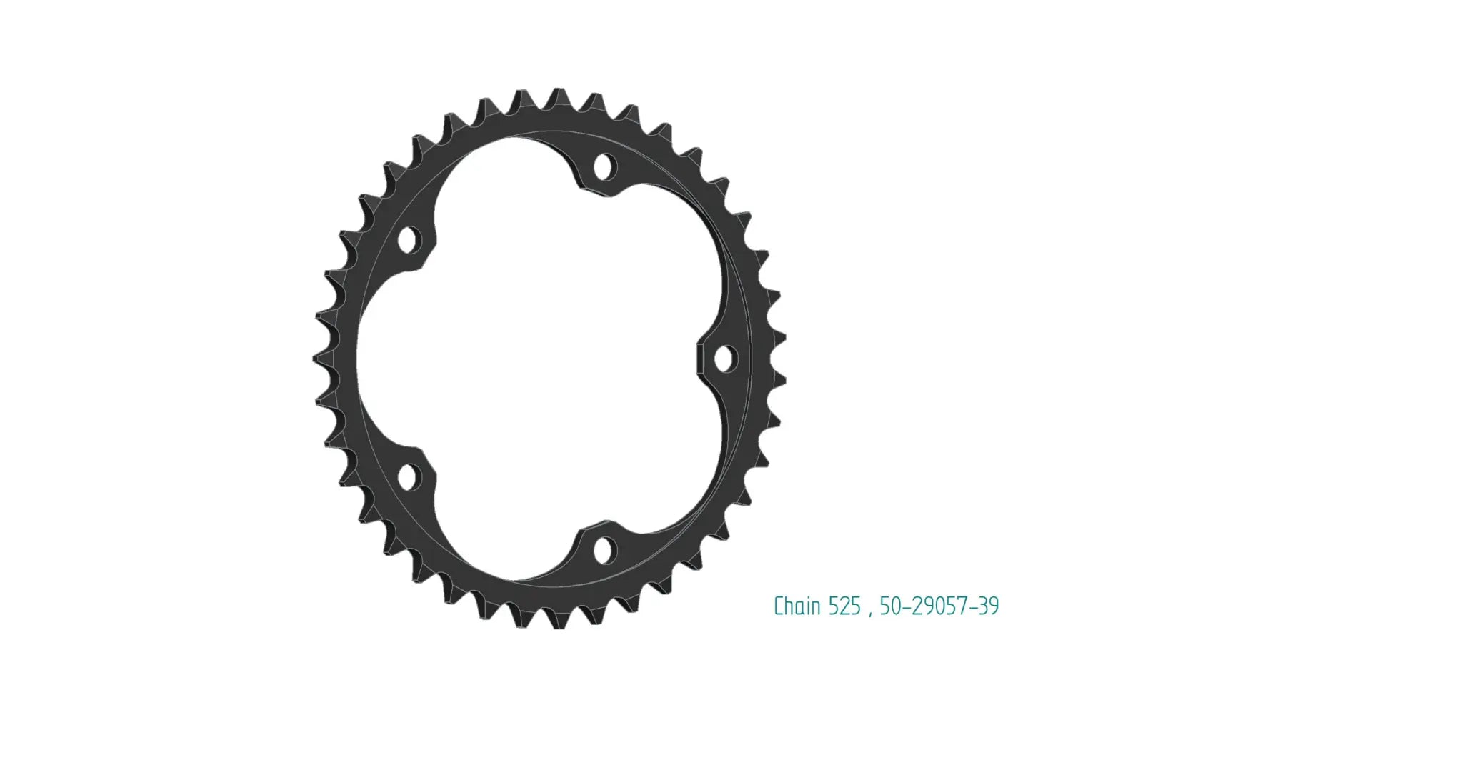 Esjot 525 Steel Rear Sprocket