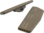 La Choppers Mini Floorboards - Bronze Billet Aluminum