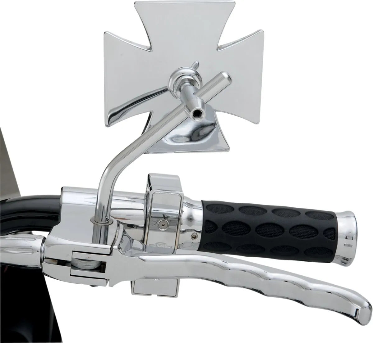 Drag Specialties Maltese Mirror - Chrome, 4"