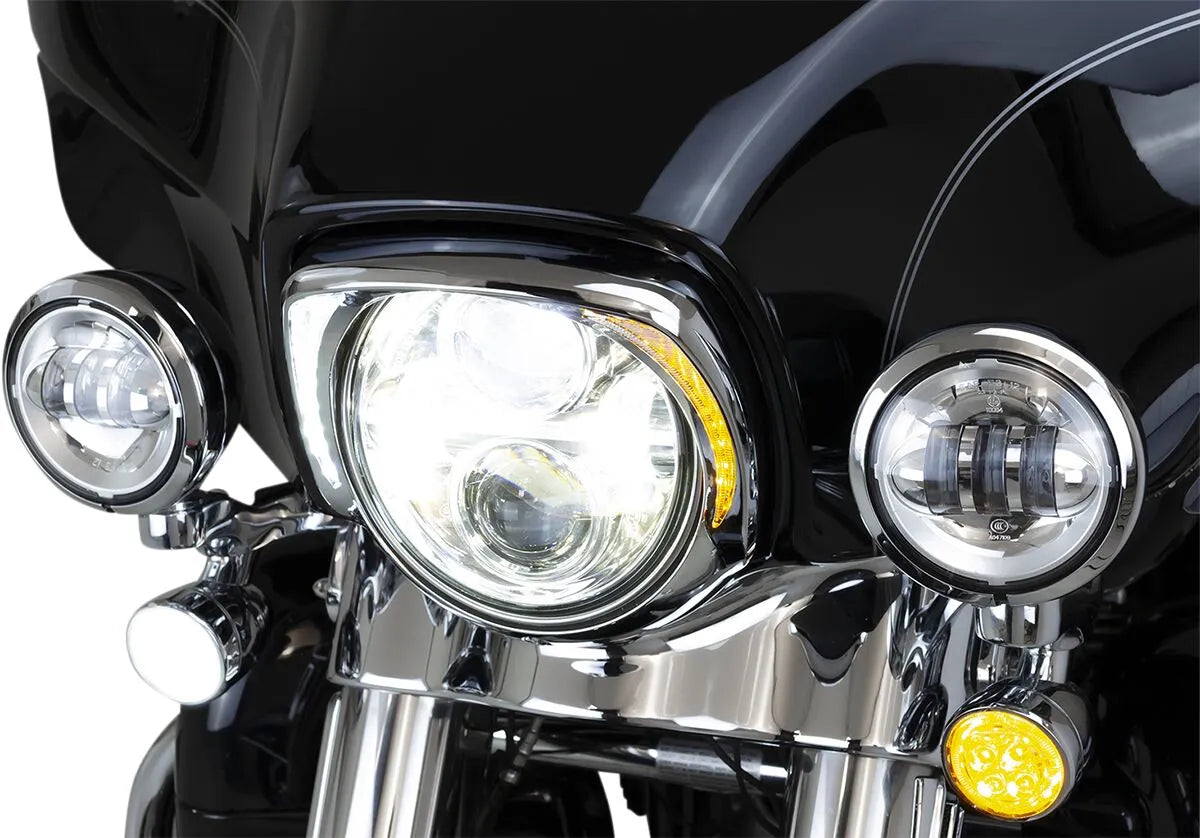 Ciro Fang Headlight Bezel - Chrome