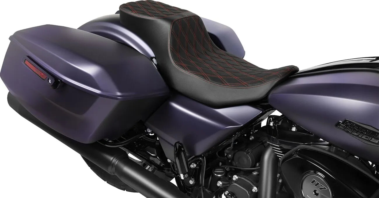 Drag Specialties Predator 2-up Extended Reach Seat