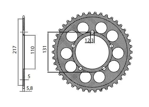 Sunstar Works Aluminum Rear Sprocket - 520
