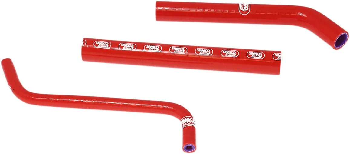 Samco Sport Radiator Hose Kit - Red Silicone