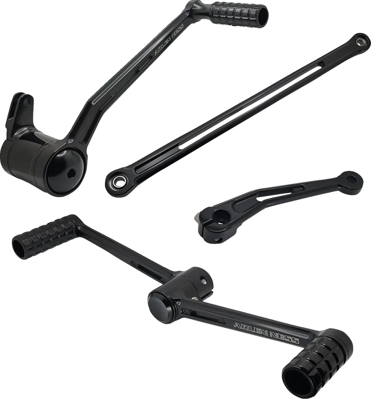 Arlen Ness Deep Cut Foot Controls - Black Anodized