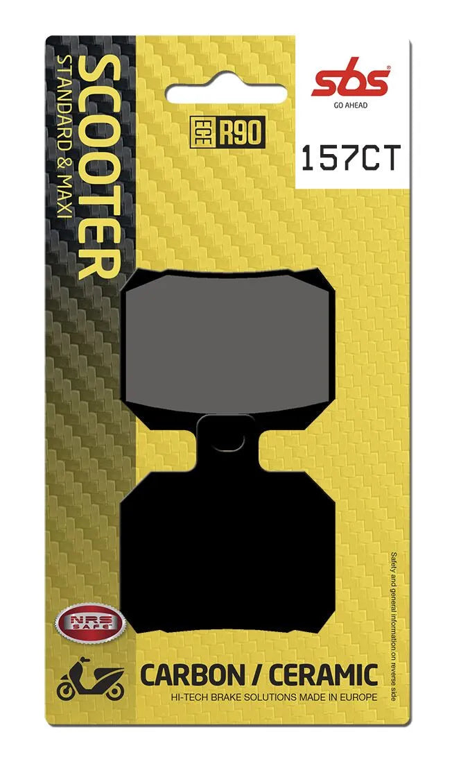 Sbs Ct Scooter Carbon Tech Organic Brake Pads