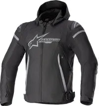 Alpinestars Zaca Waterproof Jacket For Motorcycle Riding - Black/Dark Gray