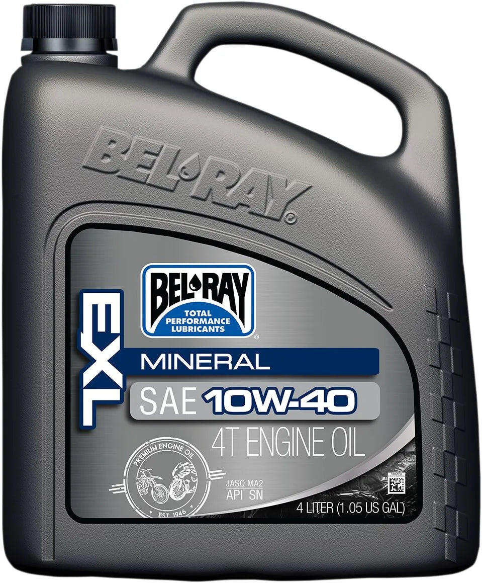 Bel-ray Exl Mineral 4t Engine Oil 10w-40 4 Liter