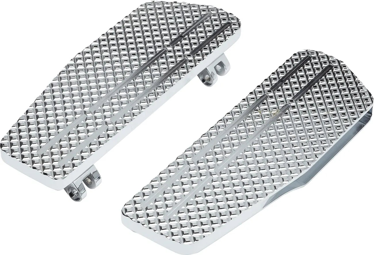 La Choppers County Line Floorboards - Chrome