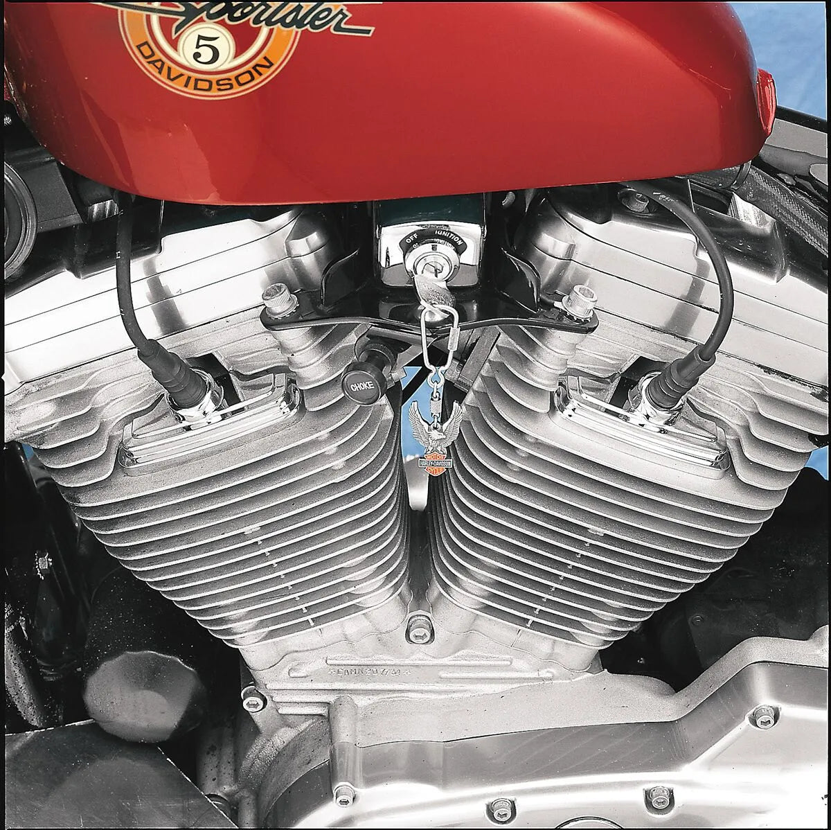 Drag Specialties Chrome Head Bolt/spark Plug Cover