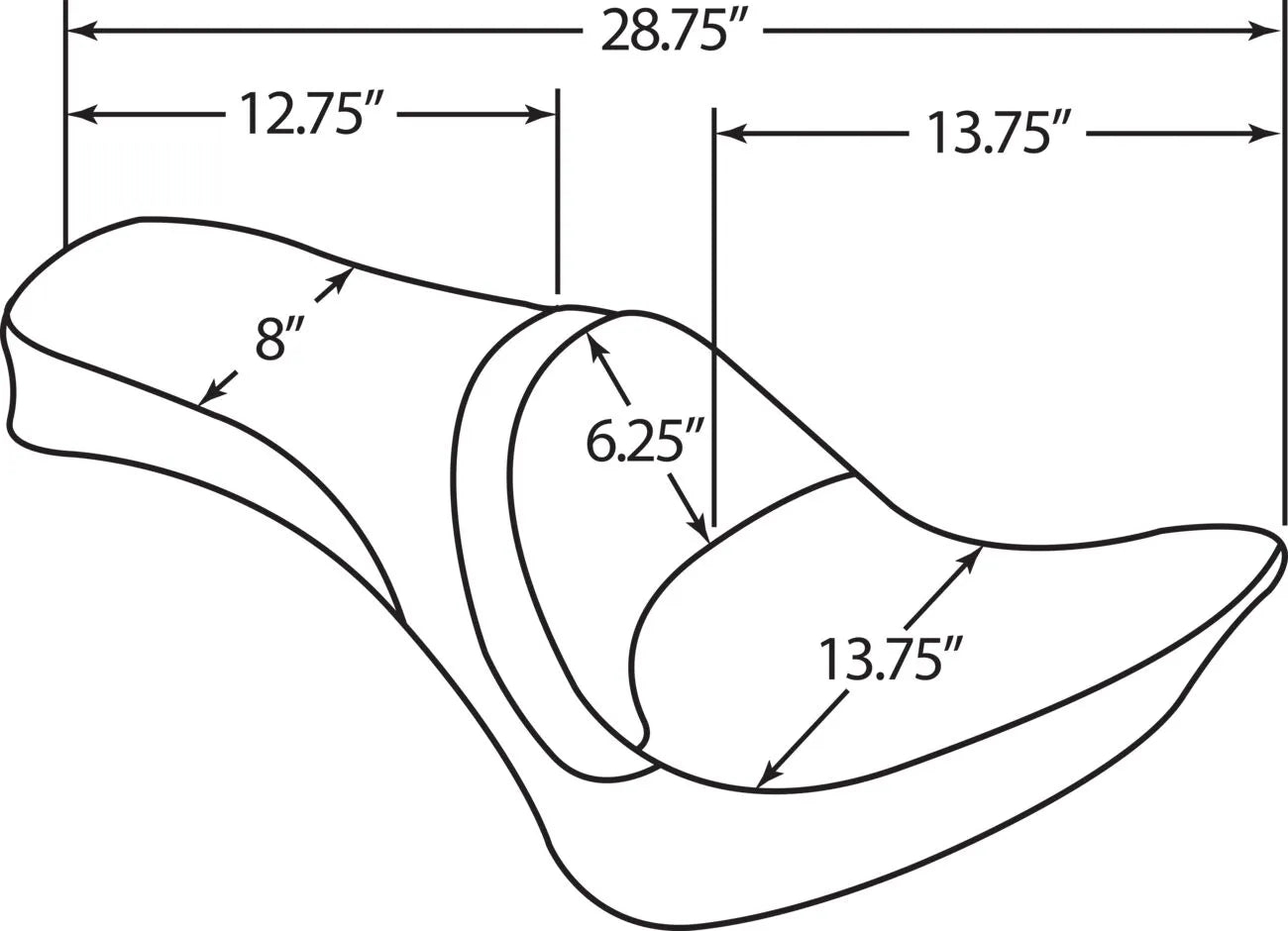 Drag Specialties Solo Leather Seat