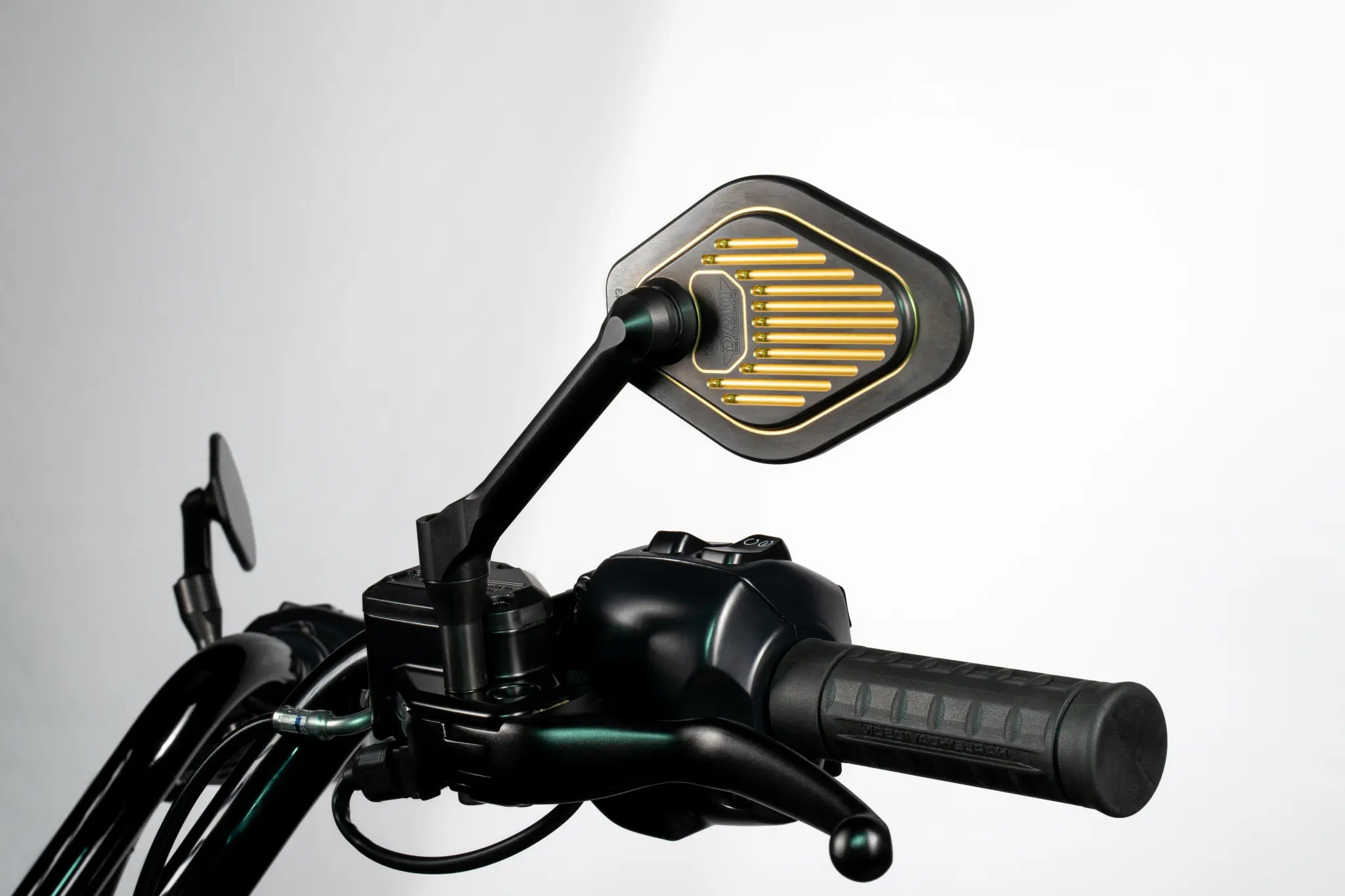 Drag Specialties Adjustable Mirror 18cm Black/gold