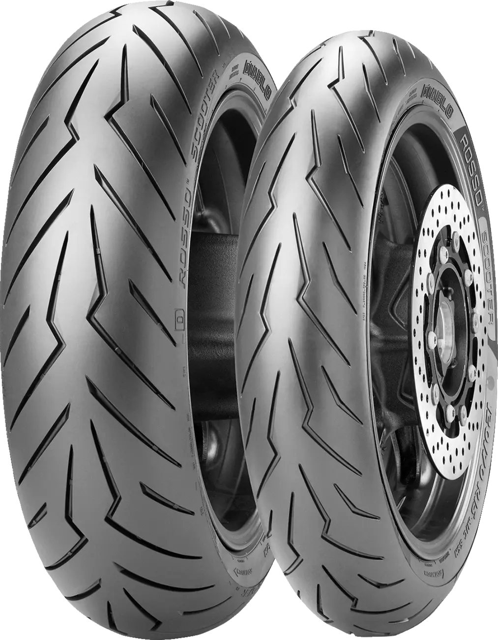 Pirelli Diablo Rosso Scooter Tire - 120/70r15