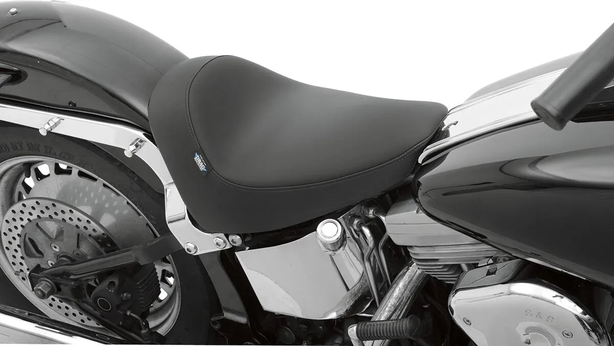 Drag Specialties Solo Seat - Black Leather