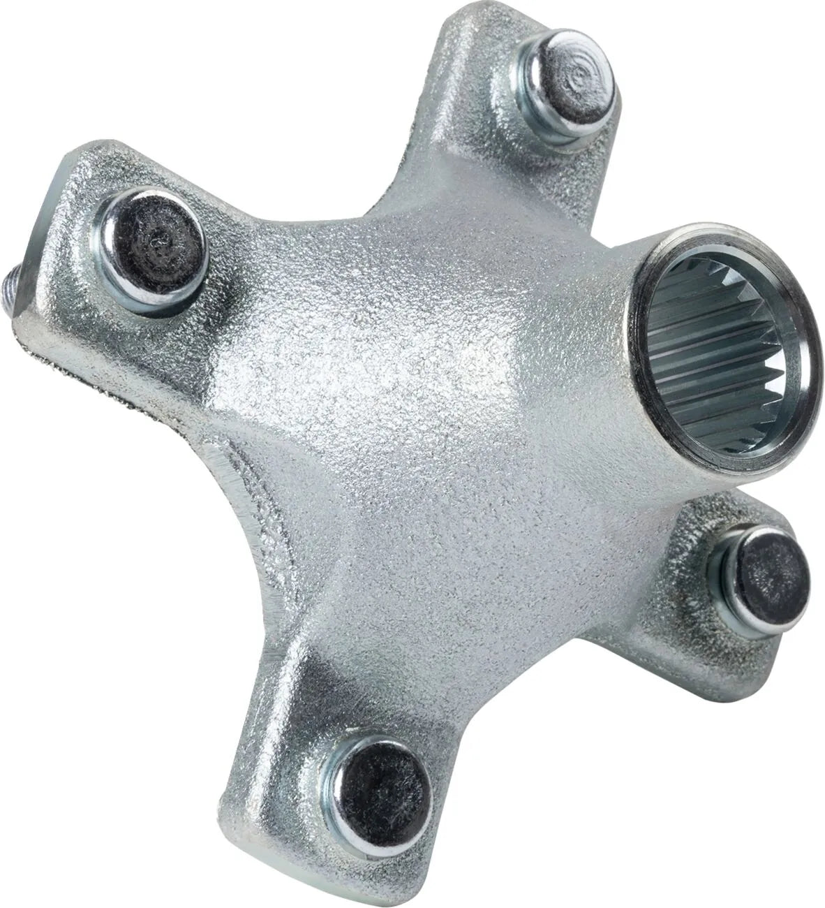 Moose Offroad Wheel Hub - Rear, Polished Silver